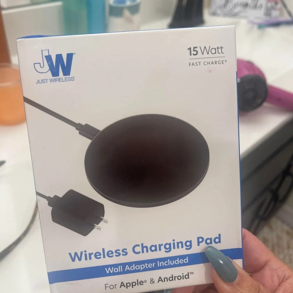 Fast Charge Wireless Charging Pad - Black